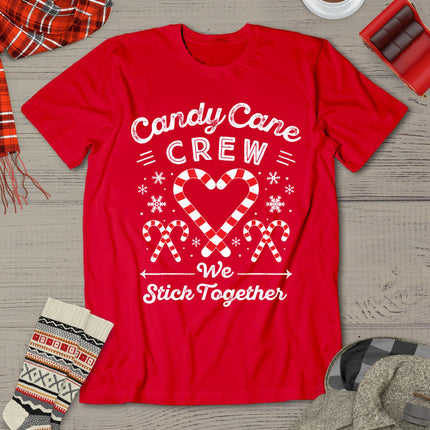 Christmas Candy Cane Heart Holiday Family Matching Pajama Pj T-Shirt