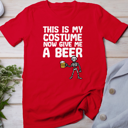 Halloween This Is My Costume Give Me Funny Skeleton Dad Men T-Shirt