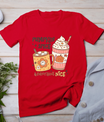 Fall Coffee Pumpkin Spice Latte Iced Warm Cozy Autumn Orange T-Shirt