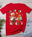 Did You Try Icing It Retro Christmas Gingerbread Nurse Squad T-Shirt