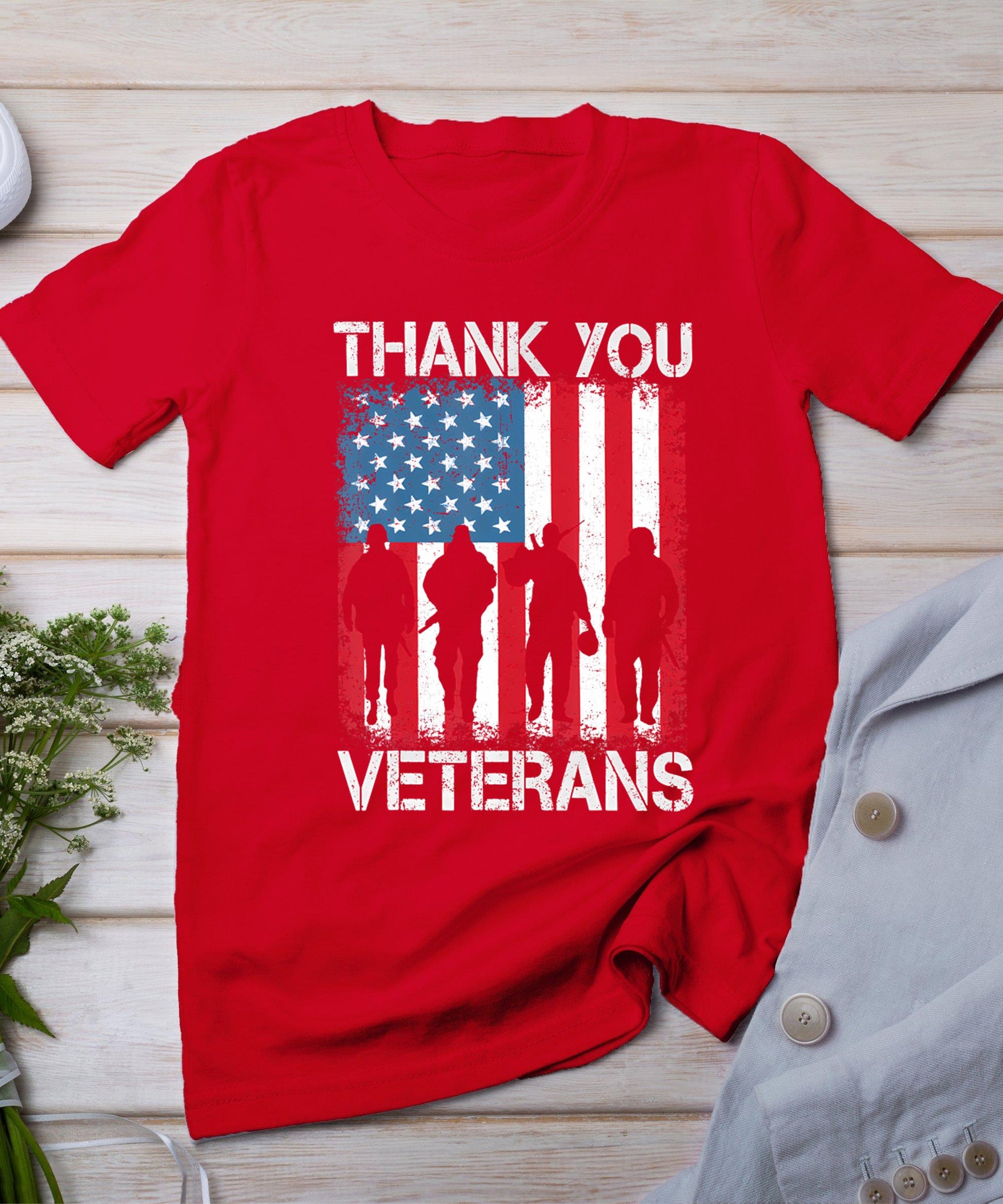 Veterans Day Shirt Gifts Thank You Veterans Tshirt Proud Tee T-Shirt