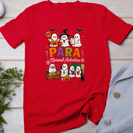 Para Normal Activities SPED Teachers Ghost Fall Halloween T-Shirt
