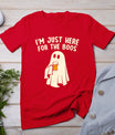 Funny I'm Just Here For The Boos Halloween Costumes Ghost T-Shirt