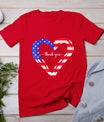 Thank You For Your Services Patriotic - Heart Veterans Day T-Shirt