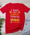 Teacher Halloween Pre-K Teacher Kindergarten Cutest Pumpkins T-Shirt