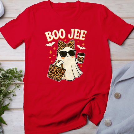 Boo JEE Ghost Shirt Halloween Women Girls Boojee Halloween T-Shirt