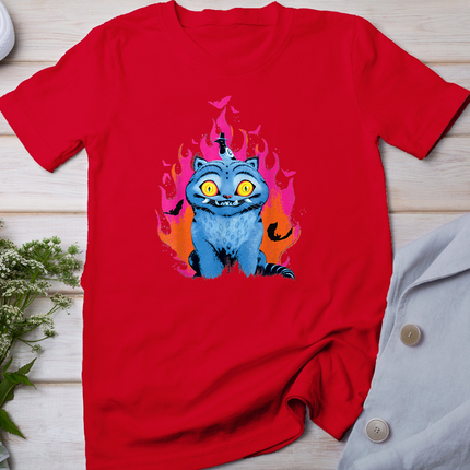 Kpop Demon Hunters Halloween Derpy & Sussie Flames & Bats T-Shirt