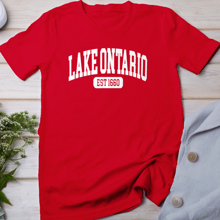 Vintage Lake Ontario Est 1660 American Patriot Men Women T-Shirt