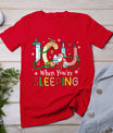 Icu When You're Sleeping Funny Icu Nurse Christmas Nursing T-Shirt