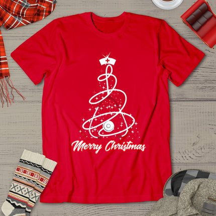 Merry Christmas Nurse Shirt Yuletide Practitioners Cute Gift T-Shirt