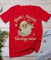 Santa's Favorite Oncology Nurse Vintage Christmas Chemo T-Shirt