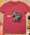 Turkey Moo Funny Thanksgiving T-Shirt