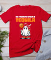 Funny My Favorite Spirit Is Tequila Spooky Halloween Ghost T-Shirt