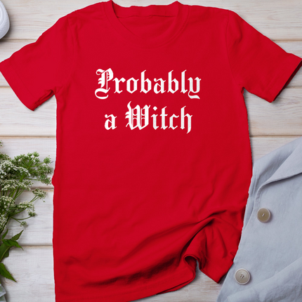 Probably A Witch Shirt Gothic Halloween T-Shirt