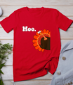 Turkey Moo Funny Thanksgiving T-Shirt