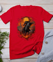 Scary Pumpkin Headless Horseman Halloween T-Shirt