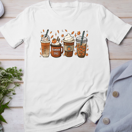 Halloween Coffee Pumpkin Latte Spice Coffee Love Fall Season T-Shirt