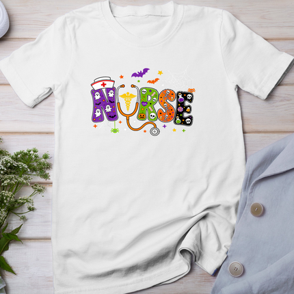 Halloween Nurse Life Nursing Spooky Halloween School Nurse T-Shirt