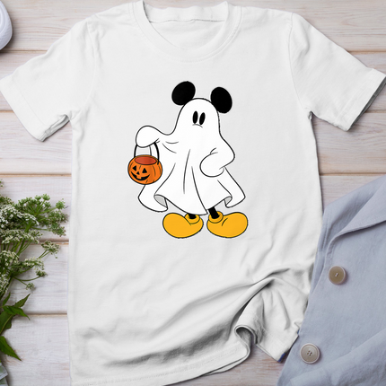 Halloween Mouse Ghost Costume Trick-or-Treat T-Shirt