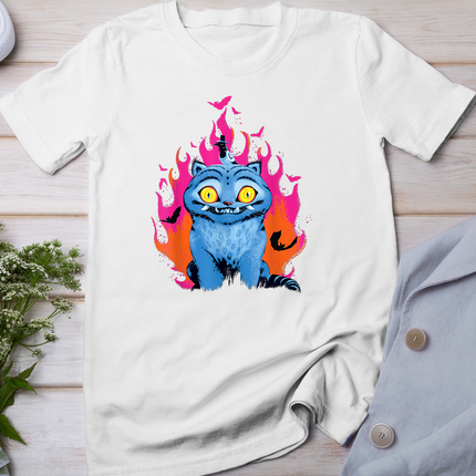 Kpop Demon Hunters Halloween Derpy & Sussie Flames & Bats T-Shirt