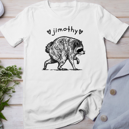 Jimothy Cute Viral Short Spined Racoon T-Shirt